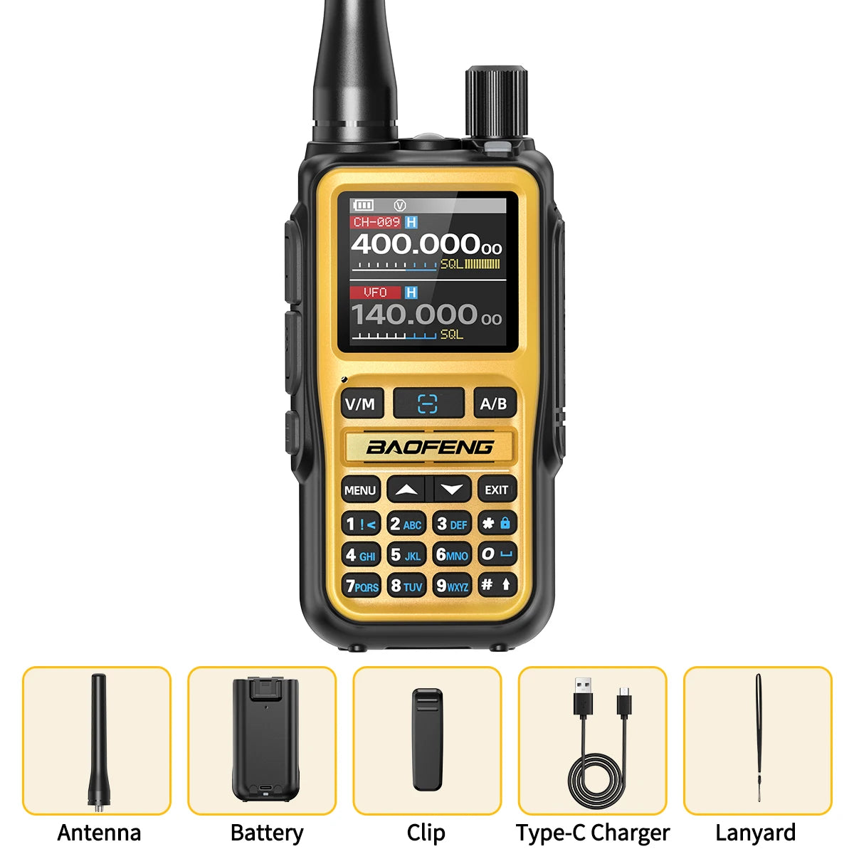 Talkie-Walkie BaoFeng UV-5R Mini Bluetooth — 999 Canaux & Charge USB-C