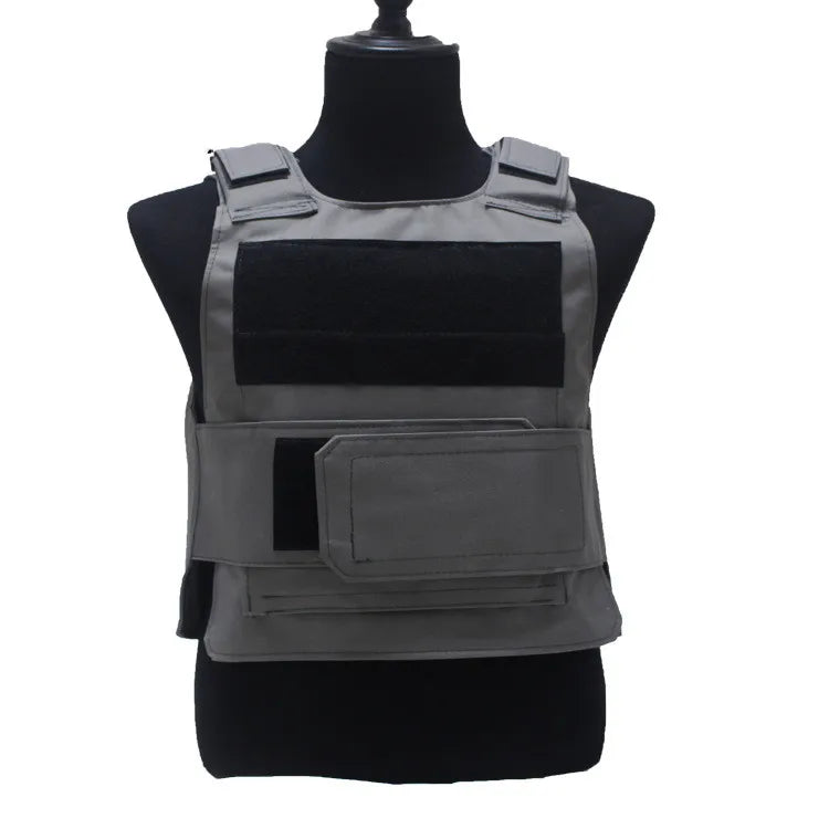 Gilet Tactique MOLLE — Compatible Plaques de Lestage, Sécurité & Entraînement