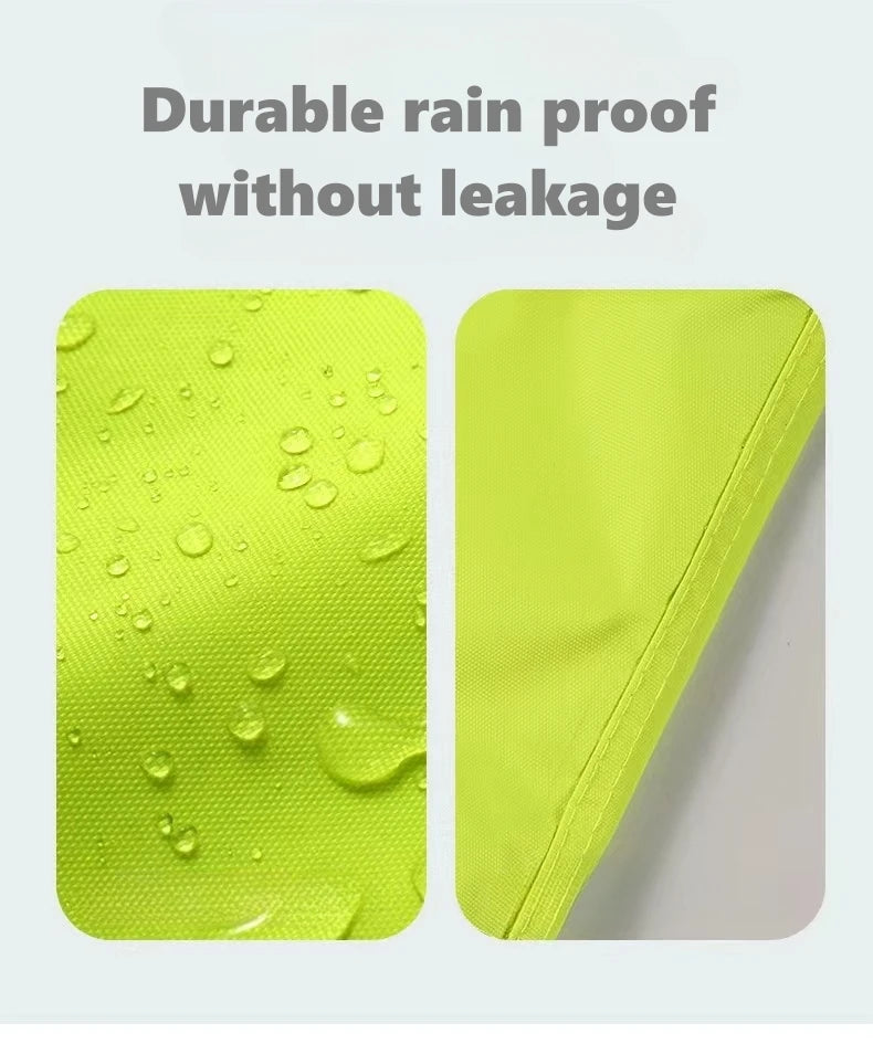 Imperméable Haute Visibilité — Bandes Réfléchissantes