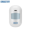 Détecteur de Mouvement Infrarouge sans Fil — Compatible Alarme GSM, Certifié CE