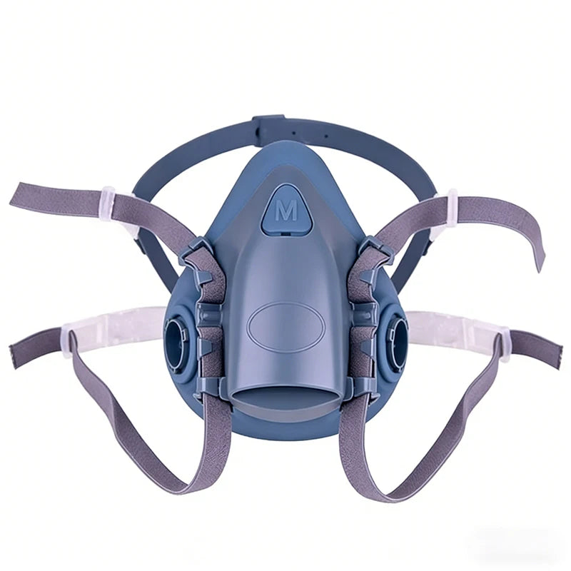 Masque à Gaz Demi-Visage Réutilisable — Filtre B1, Protection Vapeurs Organiques