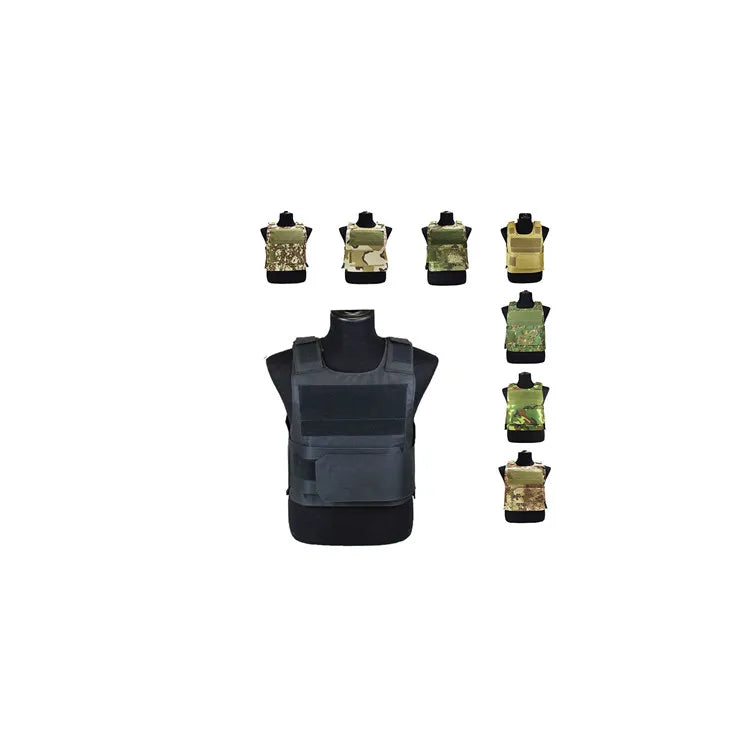Gilet Tactique MOLLE — Compatible Plaques de Lestage, Sécurité & Entraînement