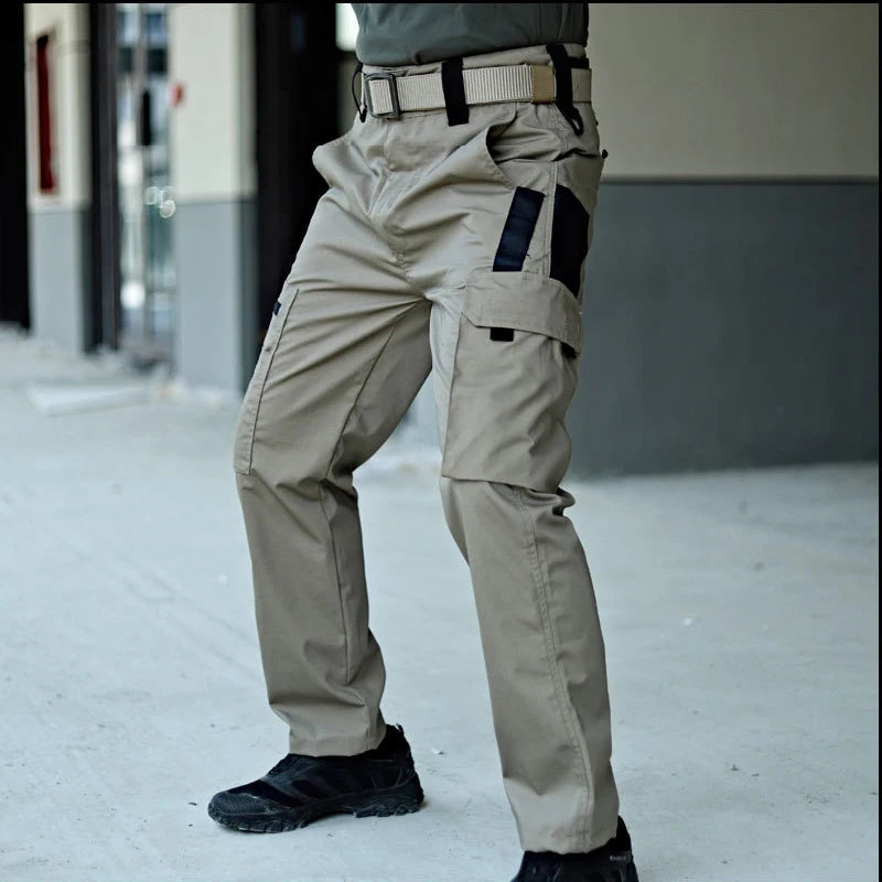 Pantalon Tactique Multipoches Imperméable — Toutes Saisons