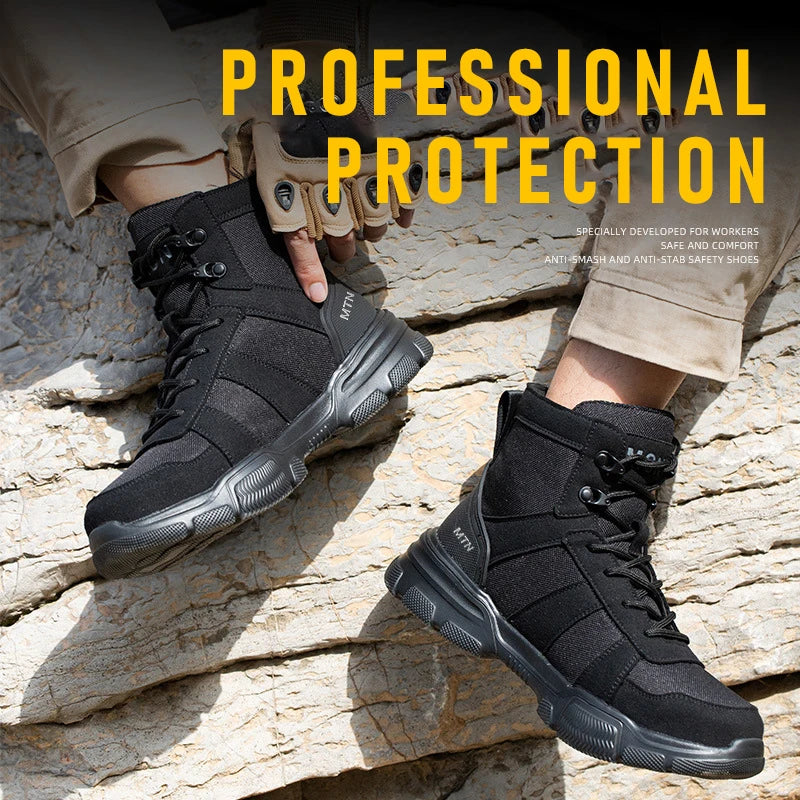 Chaussures de Sécurité Légères — Embout Acier Anti-Écrasement