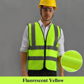 Gilet Haute Visibilité Zippé — Bandes Réfléchissantes