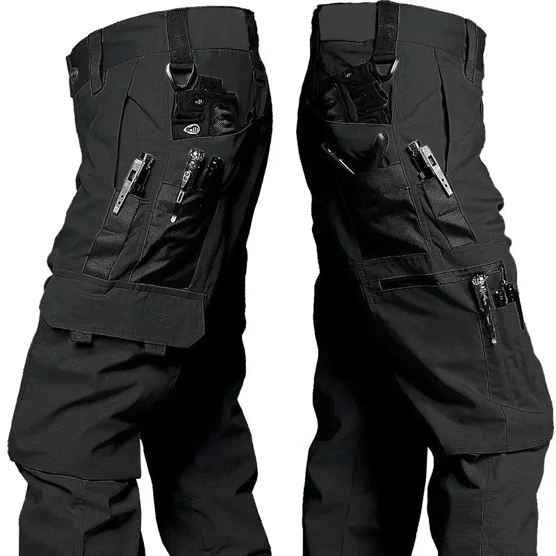 Pantalon Tactique Multipoches Imperméable — Toutes Saisons