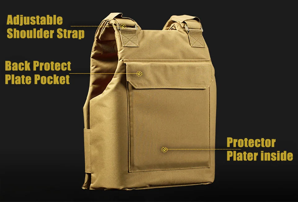 Gilet de Protection Anti-Poignardage — Agent de Sécurité & Videur