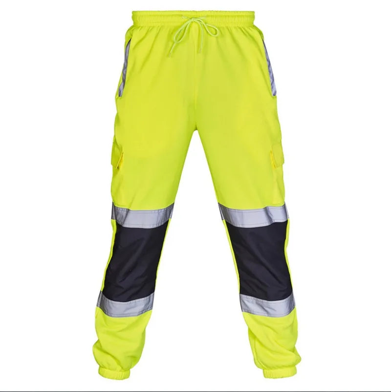 Pantalon Haute Visibilité Bandes Réfléchissantes — Travaux Routiers & Chantier