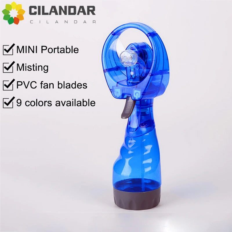 Mini Ventilateur Brumisateur Rafraîchissant à Eau — Portable & Rechargeable