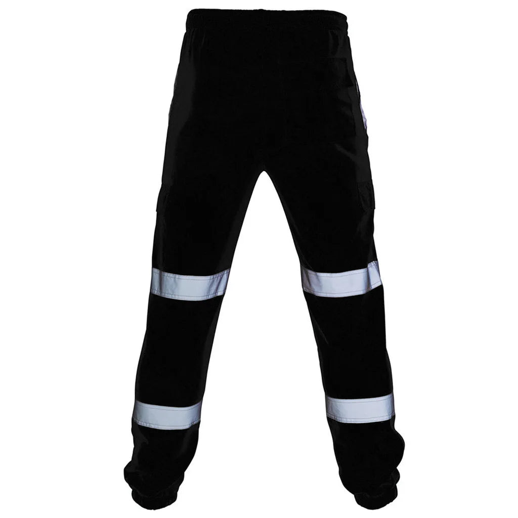 Pantalon Haute Visibilité Bandes Réfléchissantes — Travaux Routiers & Chantier