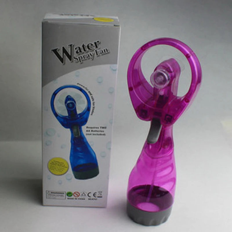 Mini Ventilateur Brumisateur Rafraîchissant à Eau — Portable & Rechargeable
