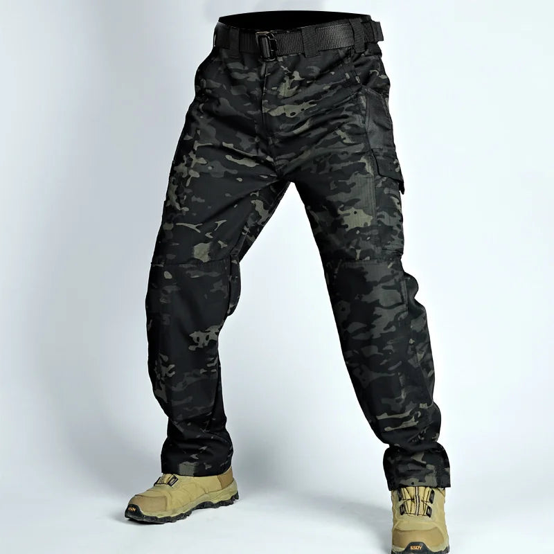 Pantalon Cargo de Travail Multipoches — Résistant & Confortable