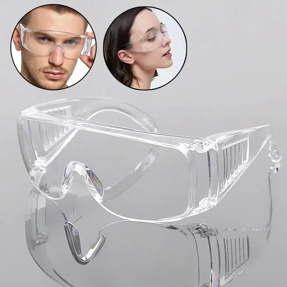 Lunettes de Sécurité Enveloppantes – Protection Anti-Impact, Anti-UV & Antibuée | Port sur lunettes de vue