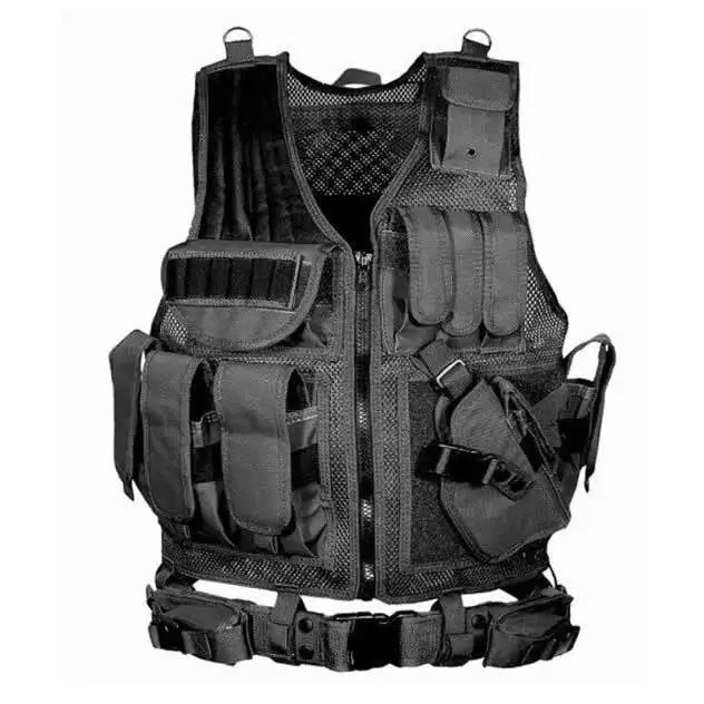 Gilet Tactique SWAT Respirant — Multipoches & Résistant