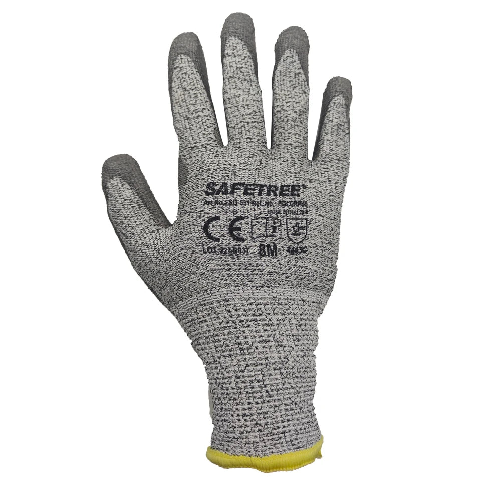 Gants Anti-Coupure HPPE Niveau 5 — Certifiés CE