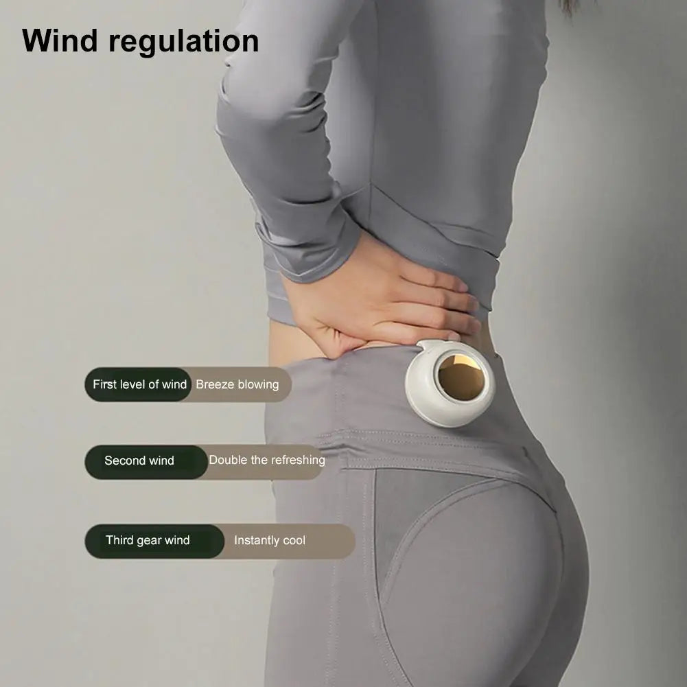 Mini Ventilateur Portable à Clip — Rechargeable USB-C, 5h d'Autonomie