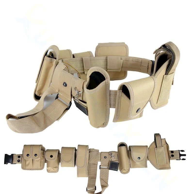 Ceinture Tactique Modulaire Multi-Poches — Agent de Sécurité & Outdoor