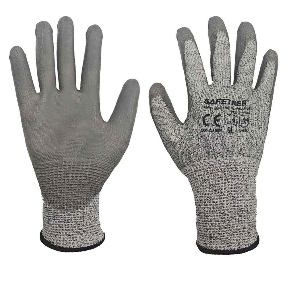 Gants Anti-Coupure HPPE Niveau 5 — Certifiés CE
