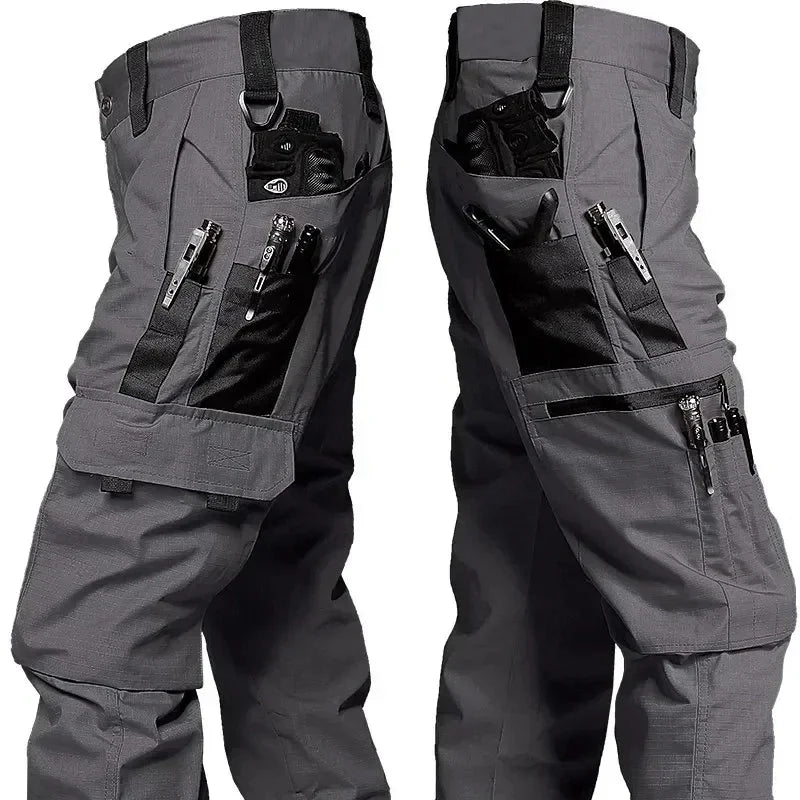 Pantalon Tactique Multipoches Imperméable — Toutes Saisons