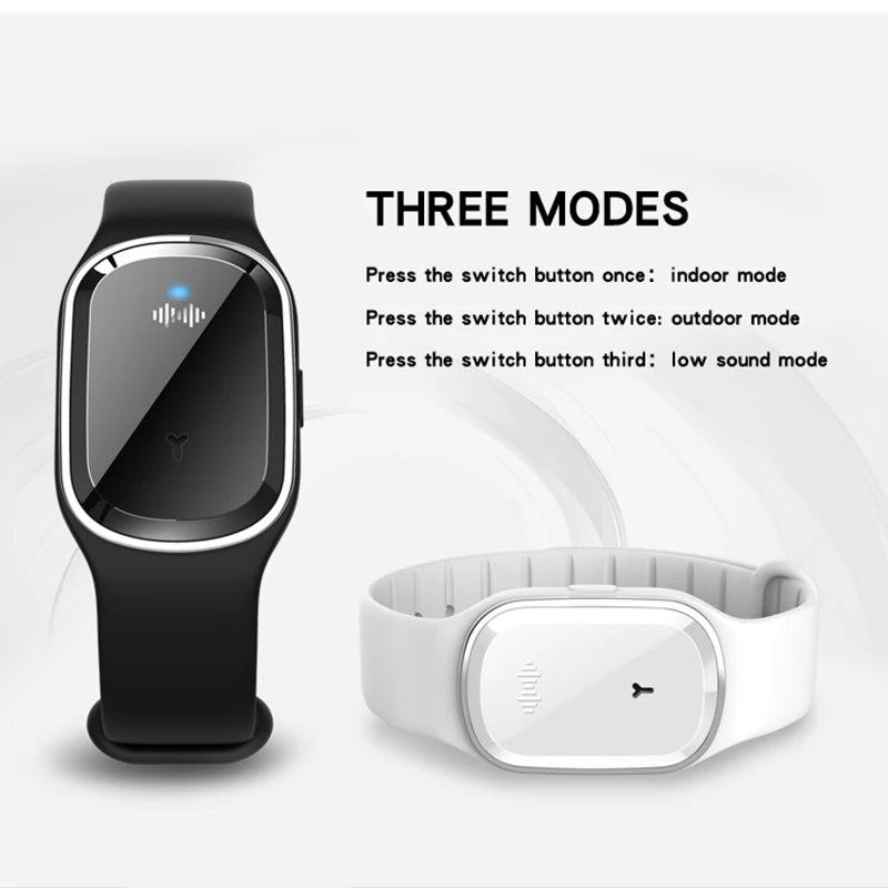 Bracelet Anti-Moustique Rechargeable USB — Protection Longue Durée