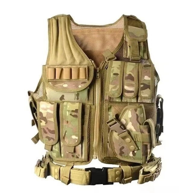 Gilet Tactique SWAT Respirant — Multipoches & Résistant
