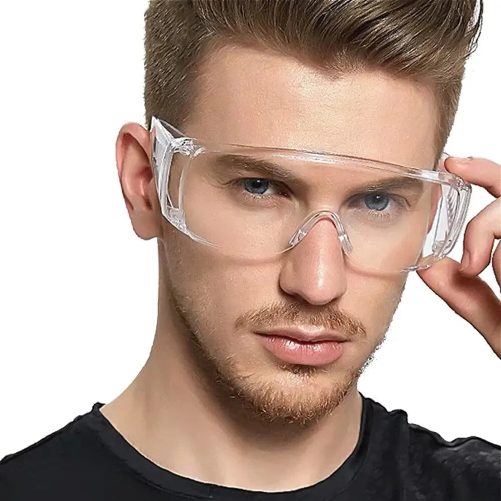 Lunettes de Sécurité Enveloppantes – Protection Anti-Impact, Anti-UV & Antibuée | Port sur lunettes de vue