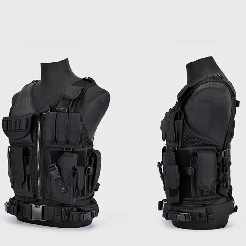 Gilet Tactique SWAT Respirant — Multipoches & Résistant