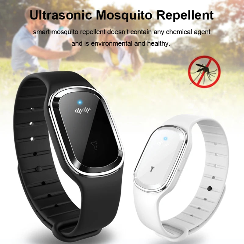 Bracelet Anti-Moustique Rechargeable USB — Protection Longue Durée