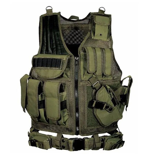 Gilet Tactique SWAT Respirant — Multipoches & Résistant