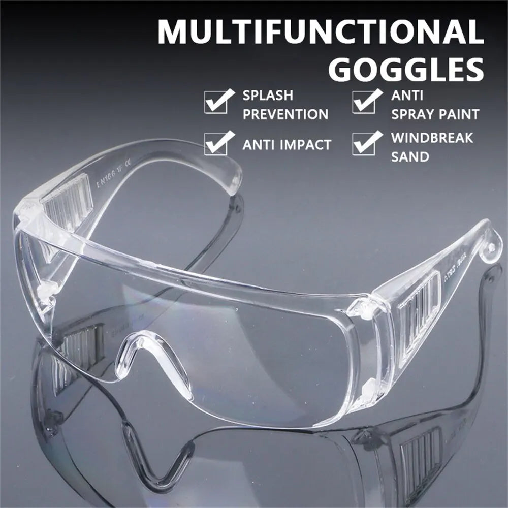 Lunettes de Sécurité Enveloppantes – Protection Anti-Impact, Anti-UV & Antibuée | Port sur lunettes de vue