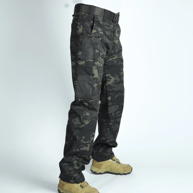 Pantalon Cargo de Travail Multipoches — Résistant & Confortable