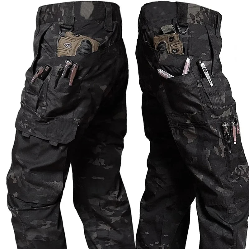 Pantalon Tactique Multipoches Imperméable — Toutes Saisons
