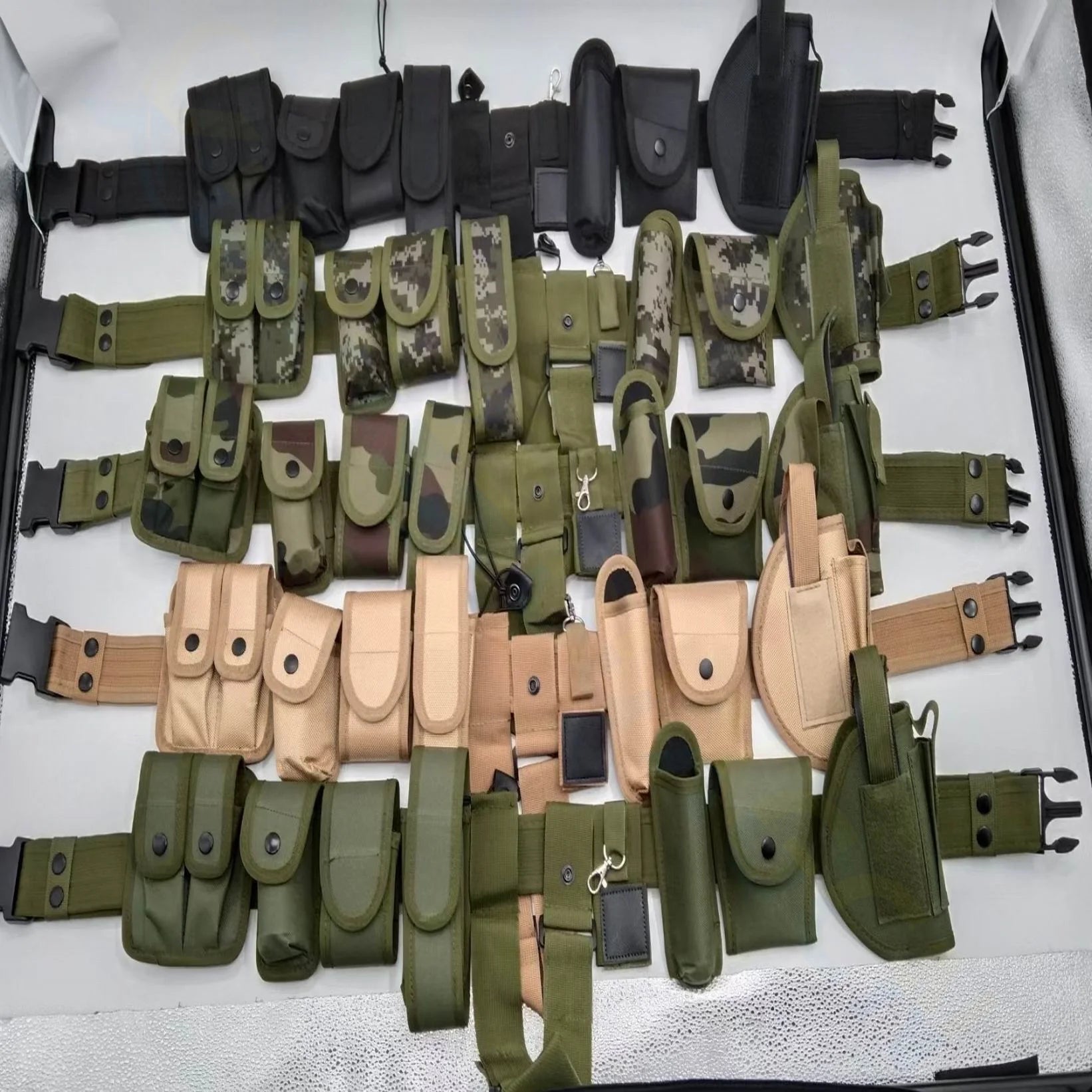 Ceinture Tactique Modulaire Multi-Poches — Agent de Sécurité & Outdoor