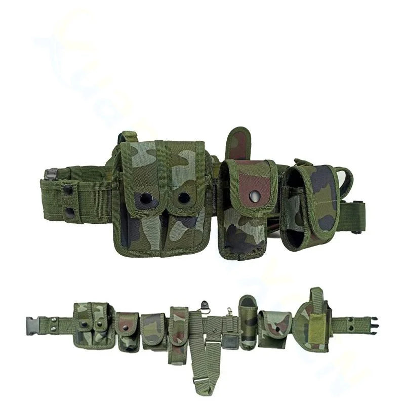 Ceinture Tactique Modulaire Multi-Poches — Agent de Sécurité & Outdoor