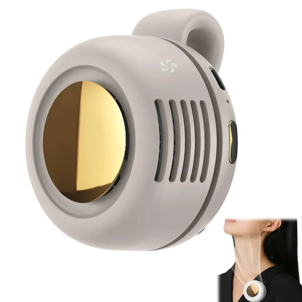 Mini Ventilateur Portable à Clip — Rechargeable USB-C, 5h d'Autonomie