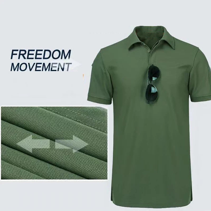 Haut Tactique Sportif Respirant & Extensible — Entraînement & Outdoor
