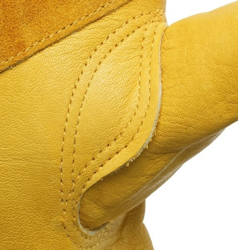 Gants de Travail en Cuir de Vachette — Résistants & Confortables
