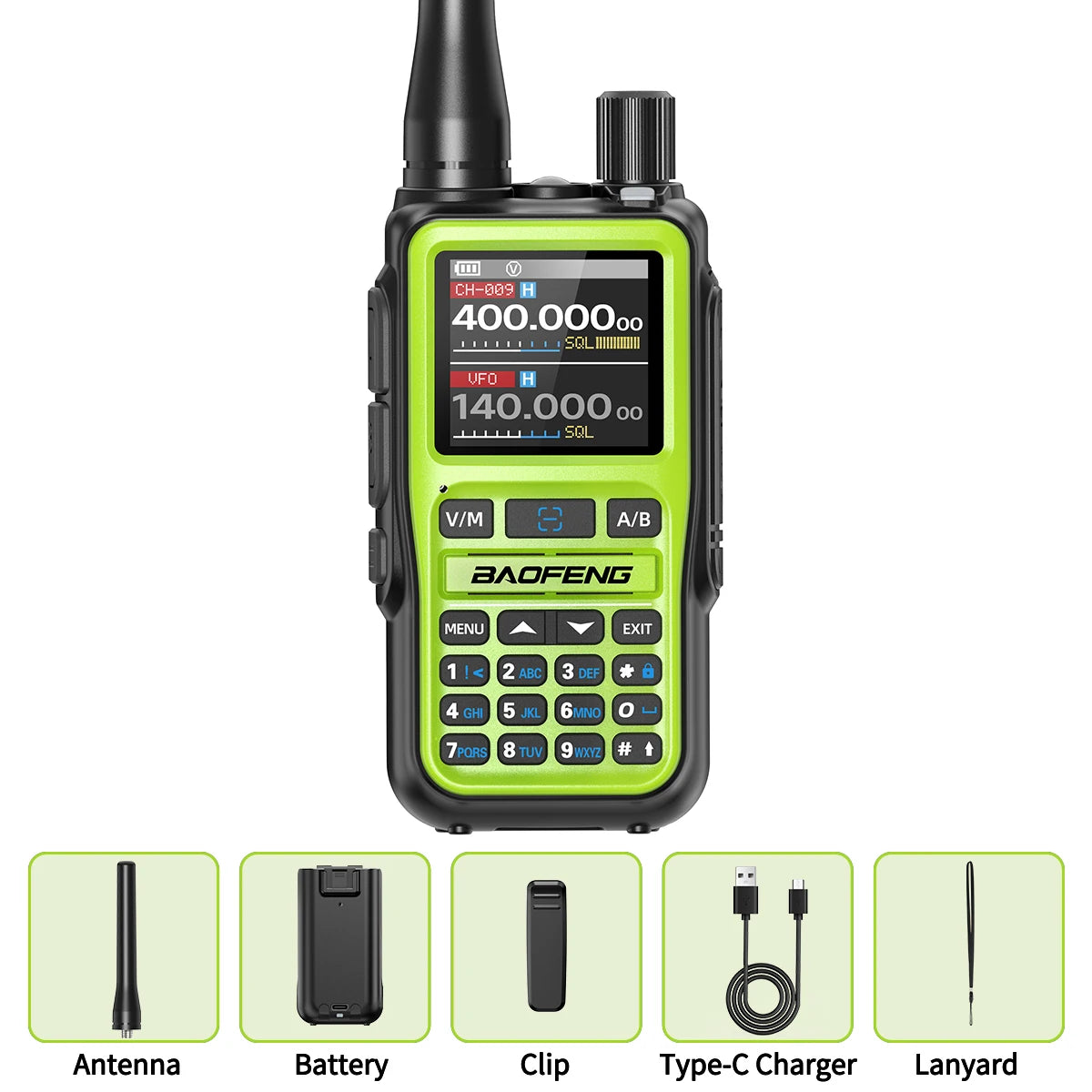 Talkie-Walkie BaoFeng UV-5R Mini Bluetooth — 999 Canaux & Charge USB-C