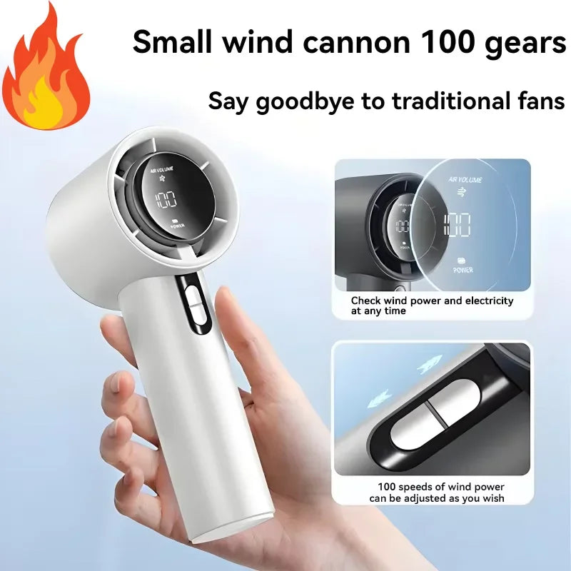 Mini Ventilateur Brumisateur Rechargeable — Compact & Silencieux