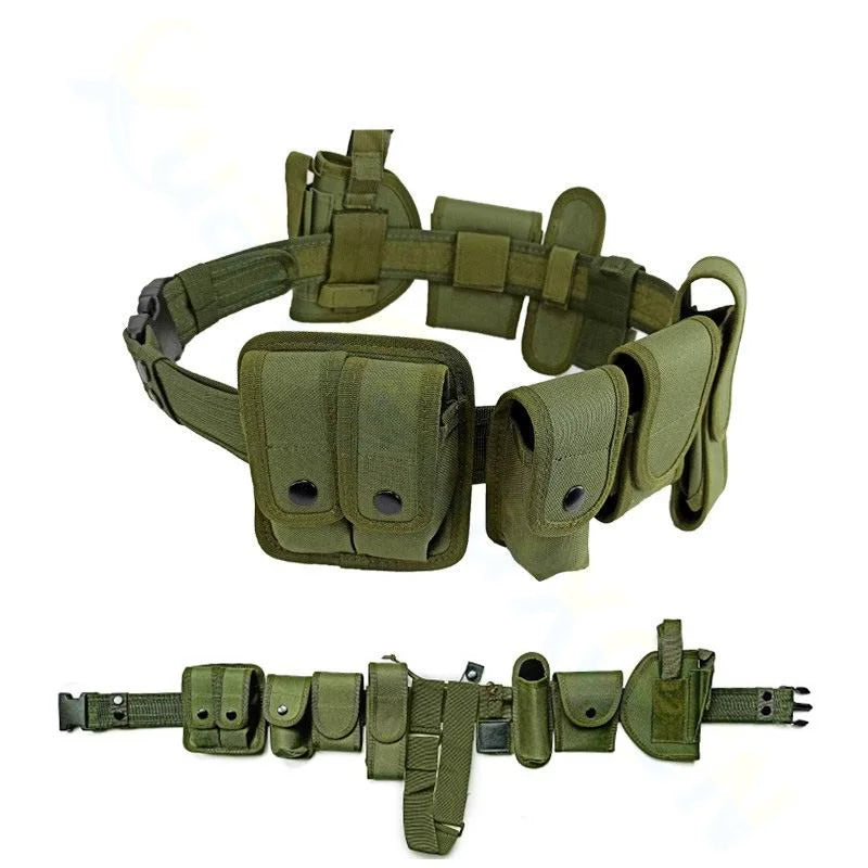 Ceinture Tactique Modulaire Multi-Poches — Agent de Sécurité & Outdoor