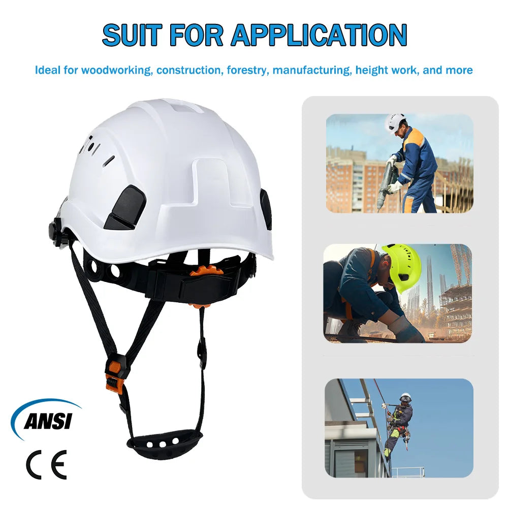 Casque de Sécurité CE — Suspension 6 Points