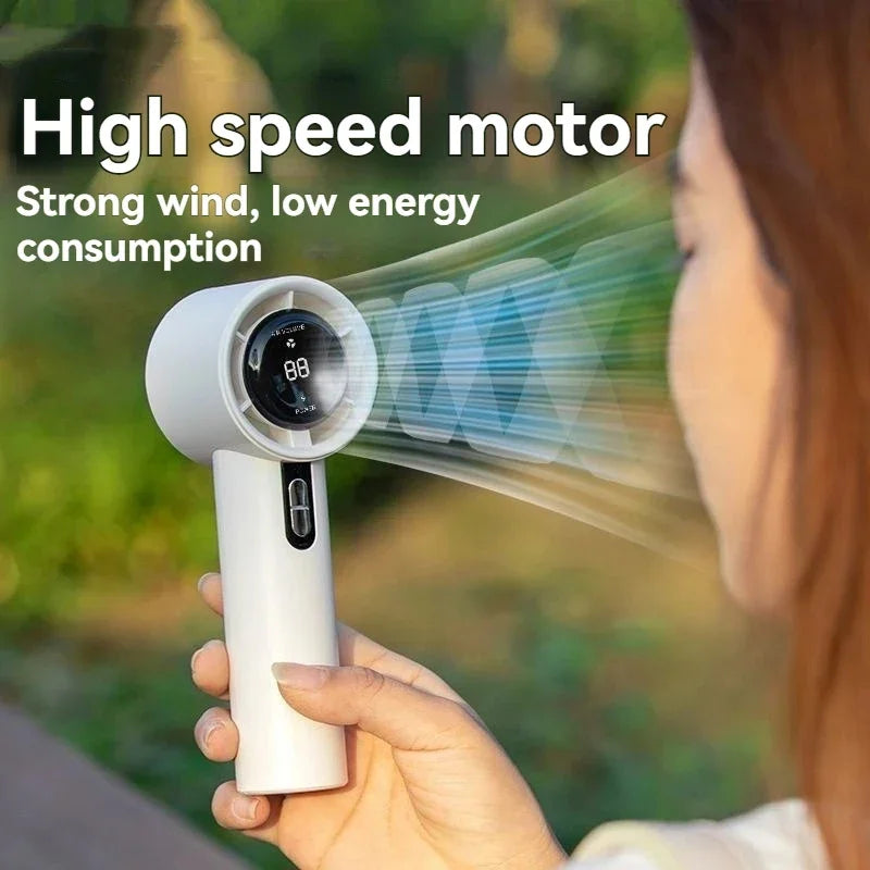 Mini Ventilateur Brumisateur Rechargeable — Compact & Silencieux