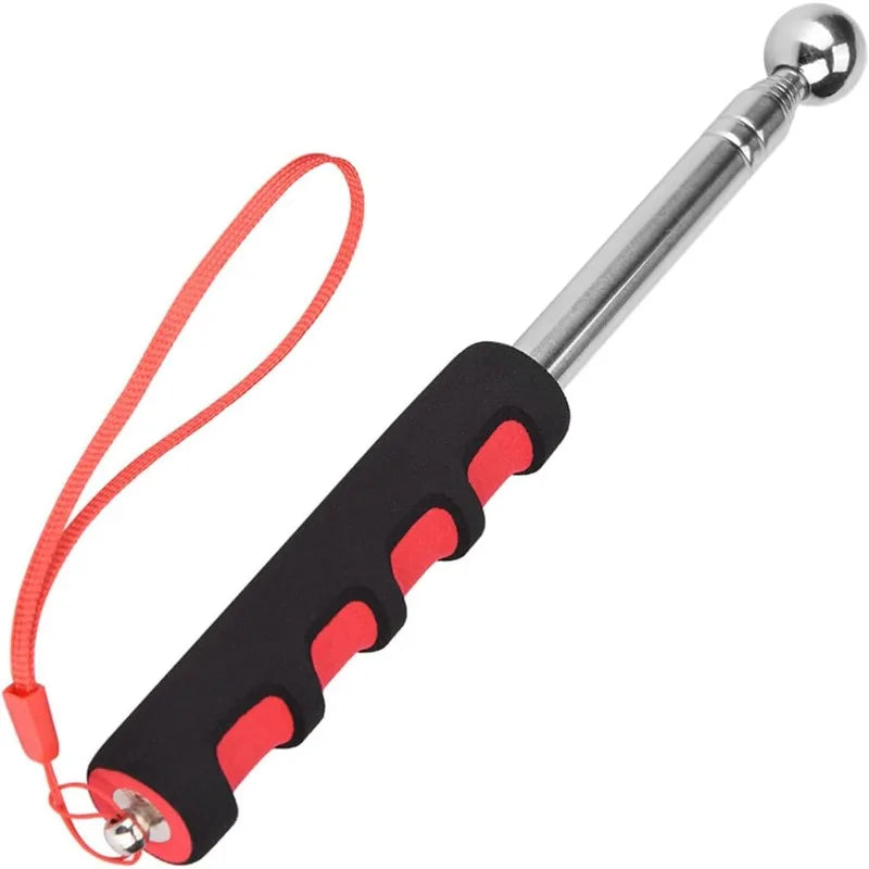 Marteau Brise-Vitre Télescopique 2-en-1 — Coupe-Ceinture & Évacuation d'Urgence