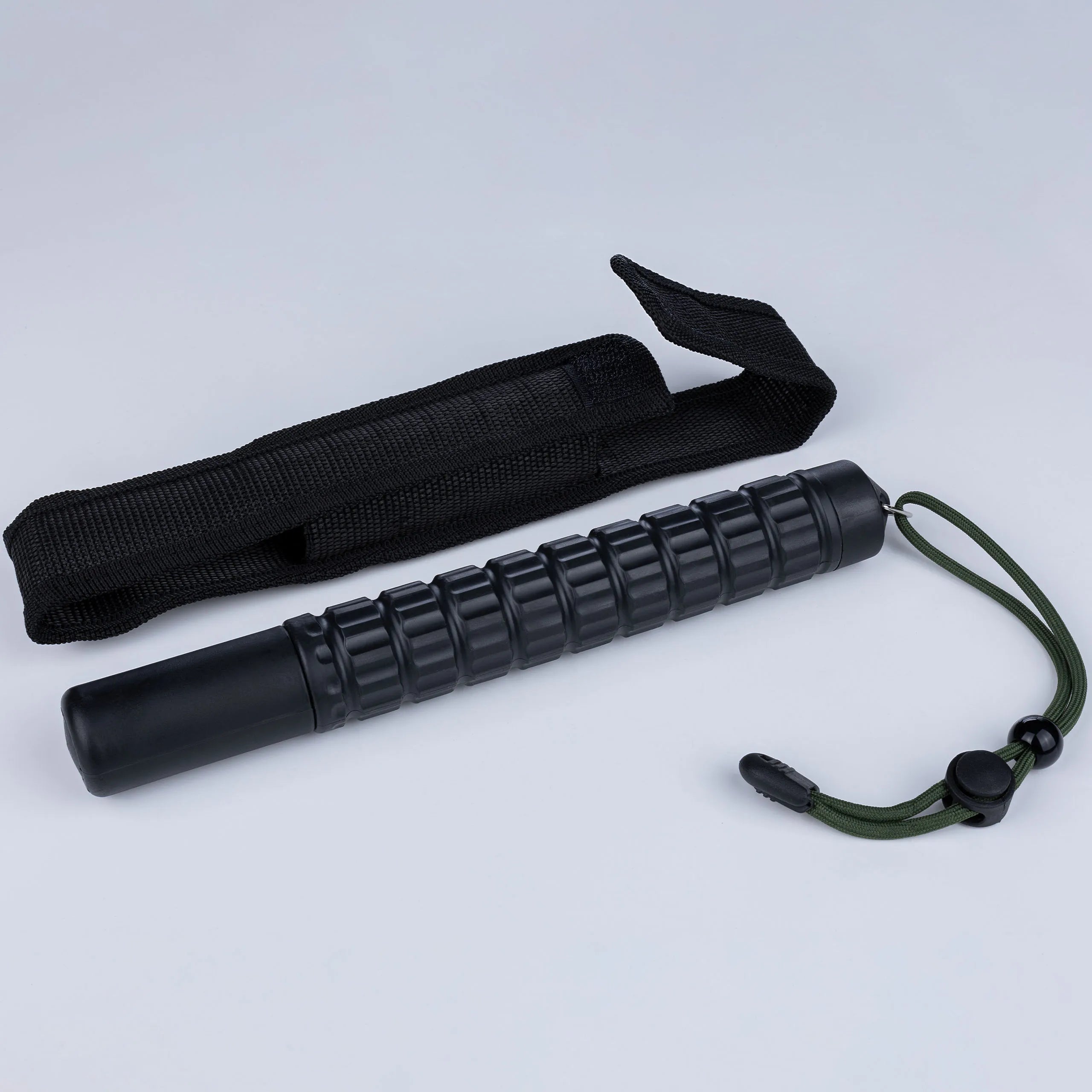 Bâton Télescopique de Sécurité 55,5 cm — Compact & Poignée Ergonomique
