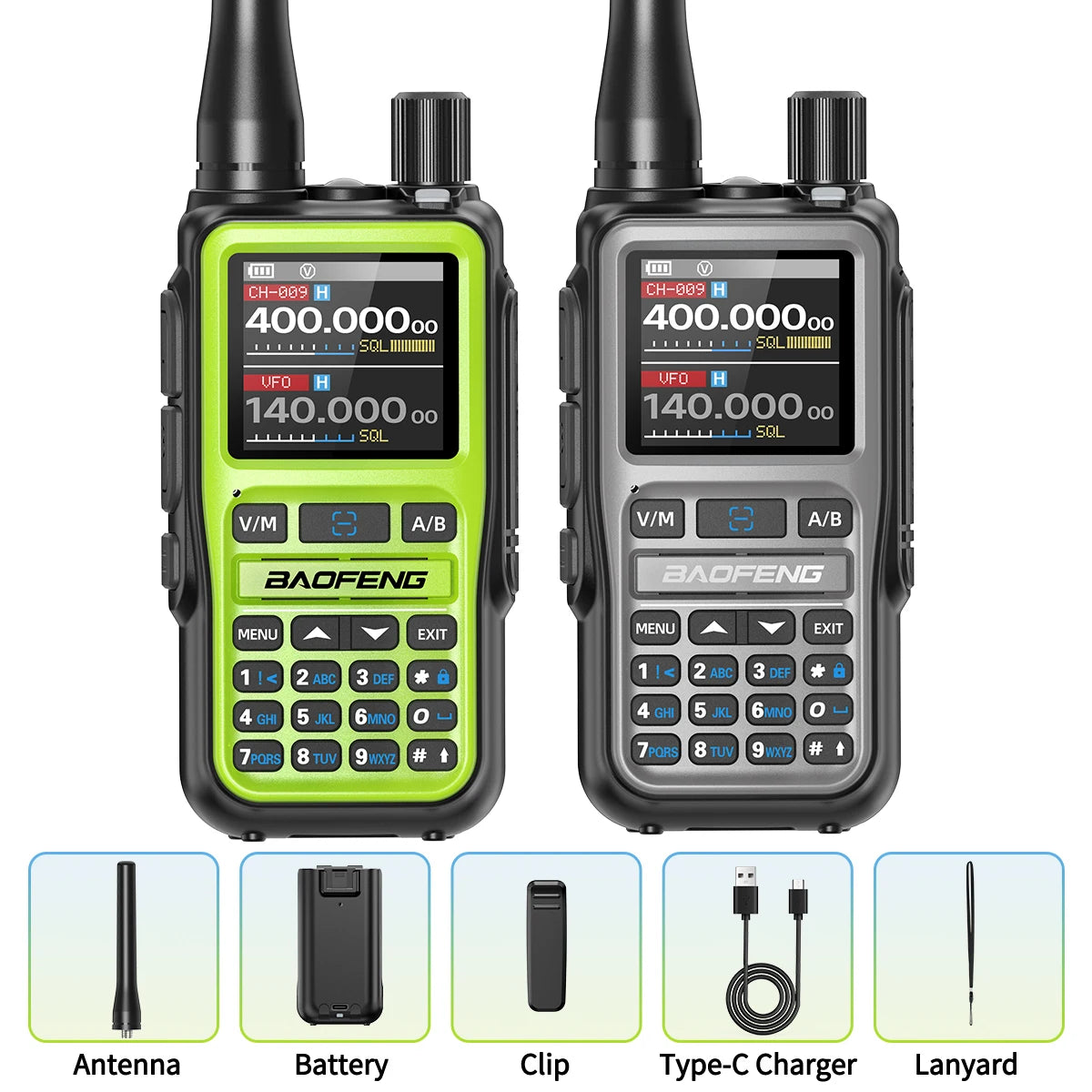 Talkie-Walkie BaoFeng UV-5R Mini Bluetooth — 999 Canaux & Charge USB-C