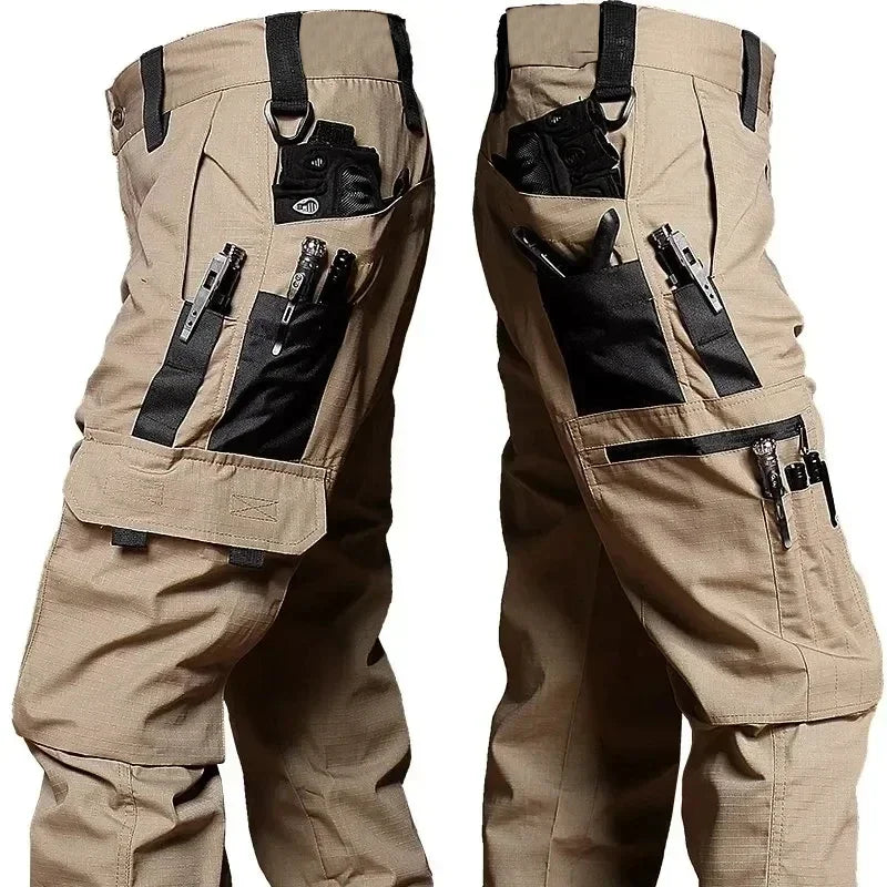 Pantalon Tactique Multipoches Imperméable — Toutes Saisons