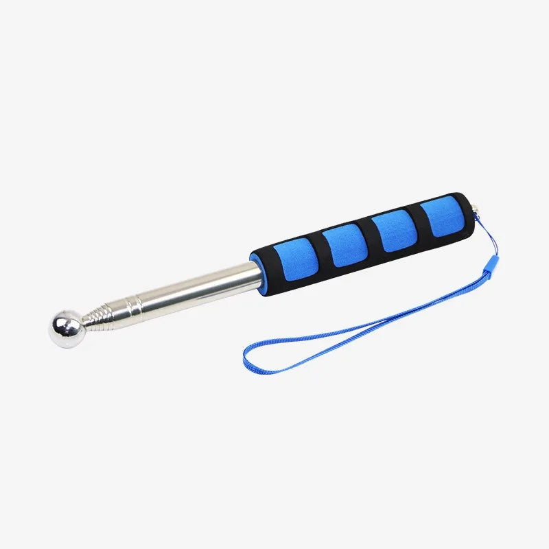 Marteau Brise-Vitre Télescopique 2-en-1 — Coupe-Ceinture & Évacuation d'Urgence