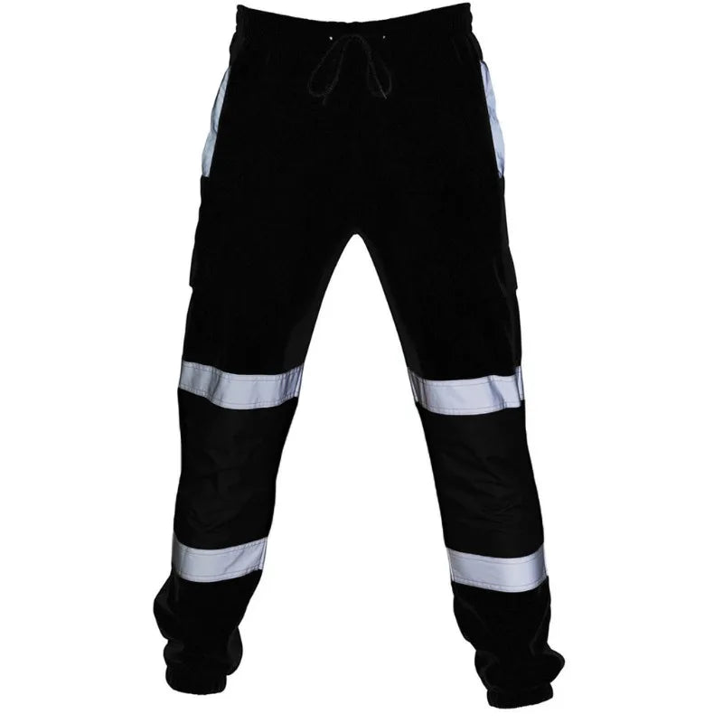 Pantalon Haute Visibilité Bandes Réfléchissantes — Travaux Routiers & Chantier