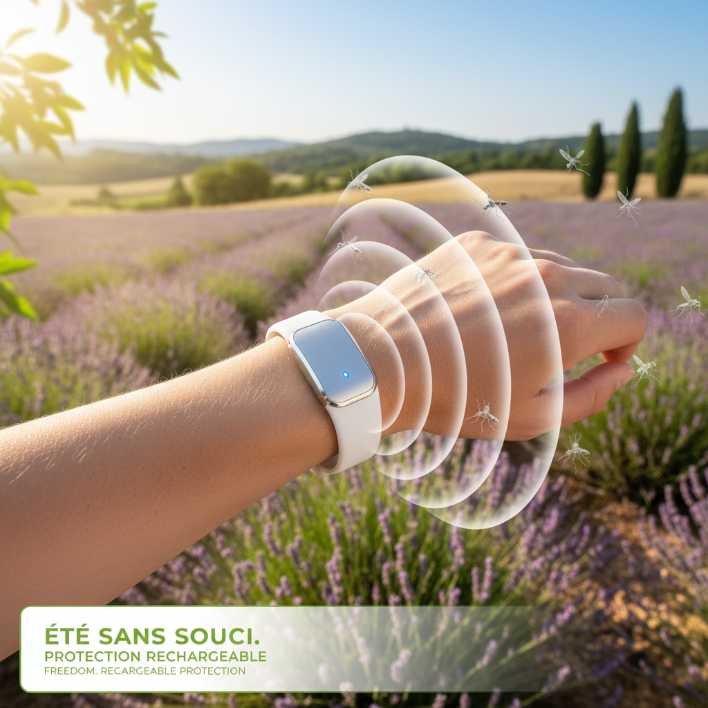 Bracelet Anti-Moustique Rechargeable USB